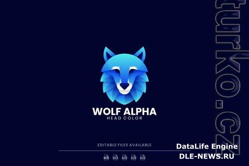 Wolf Gradient Logo