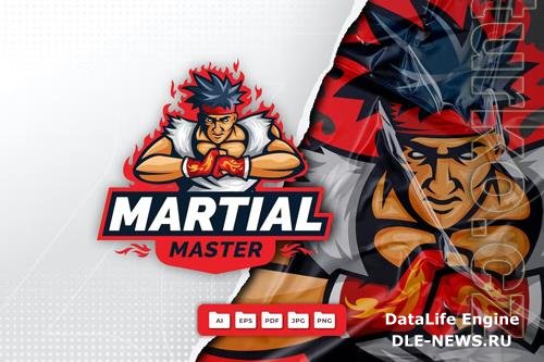 Martial Art Mascot Logo Design