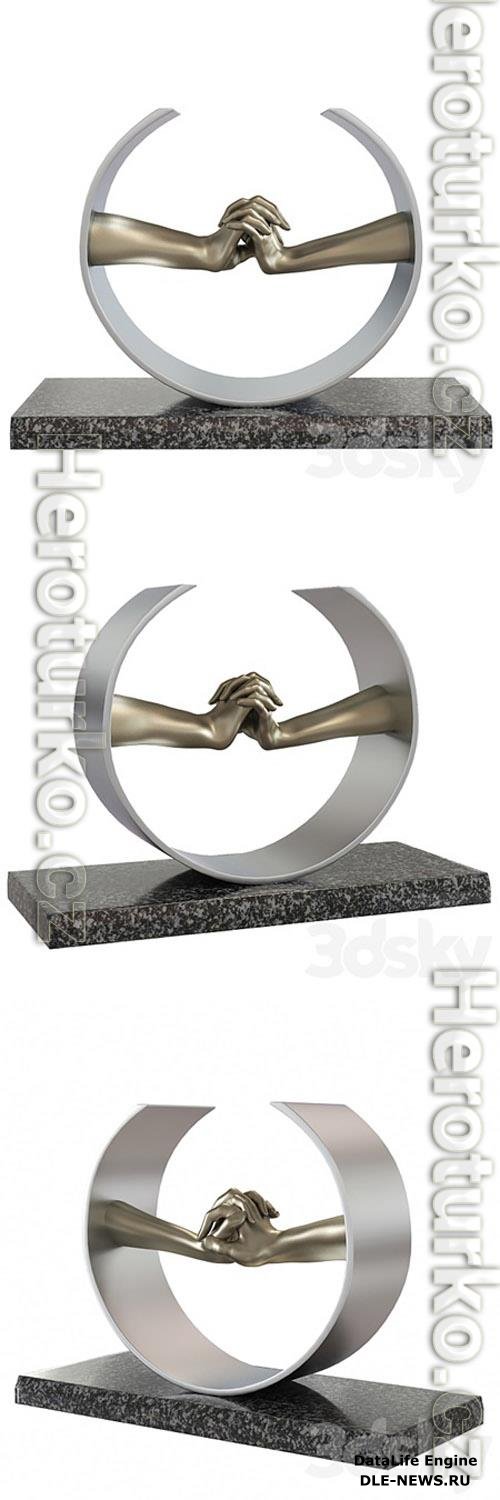 Lorenzo Quinn Sculpture During Love 3D Models