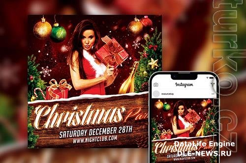 Festive Luxurious Christmas Party Instagram Post Template