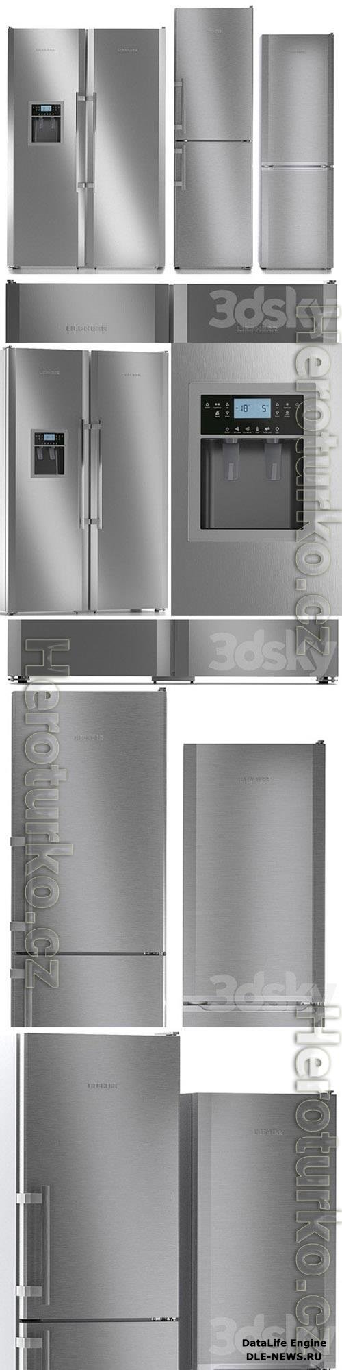 Refrigerator set Liebherr 5 3D Models