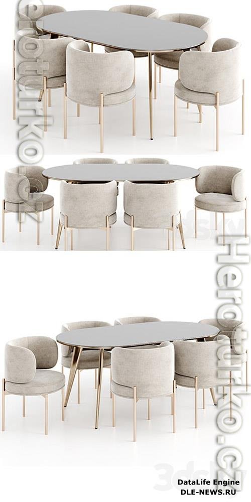 Dinning set 29 3D Models