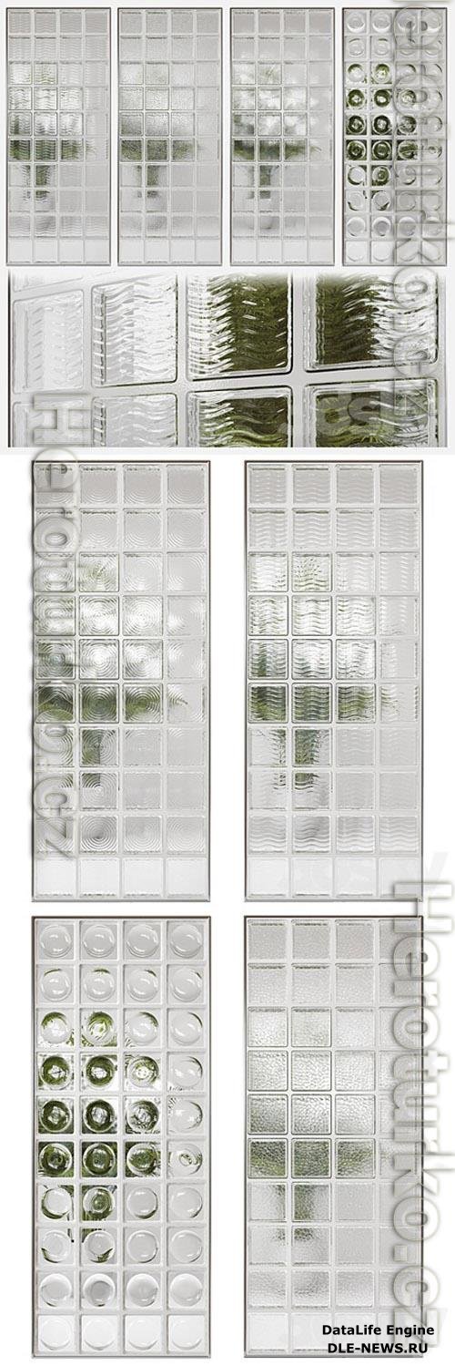 Glass block partition 4 3D Models