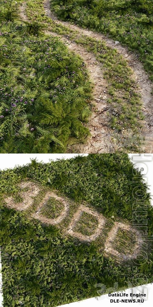 Field road 3D Models