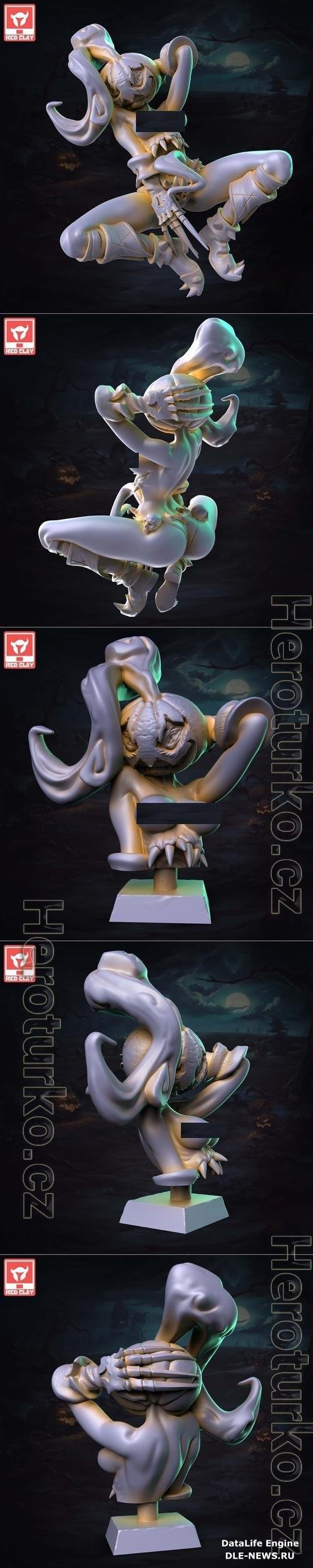 Pumpkill C and Pumpkill Bust B 3D Print