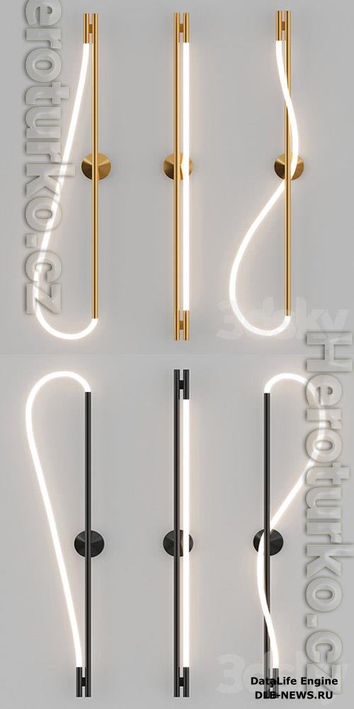 Luke Lamp Co Wall Sconce Collection 3D Models