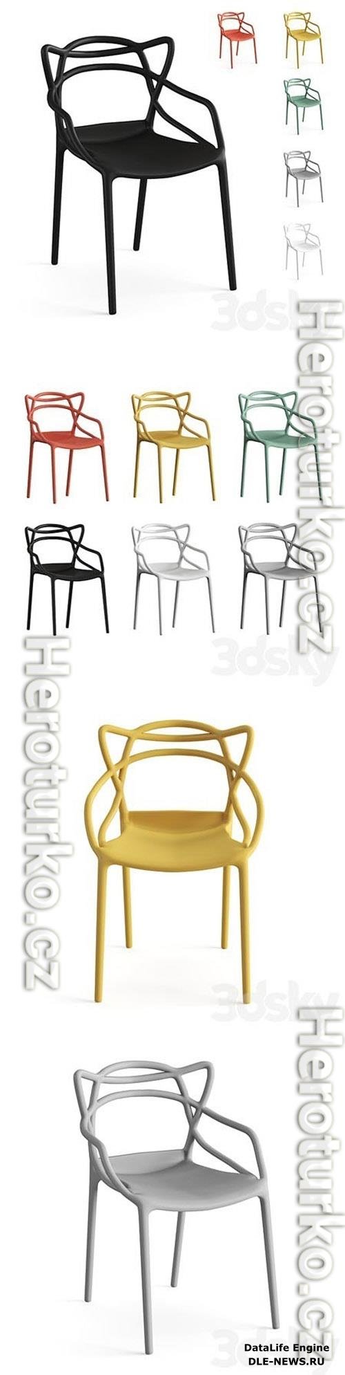 Chair Kartell Masters 3D Models