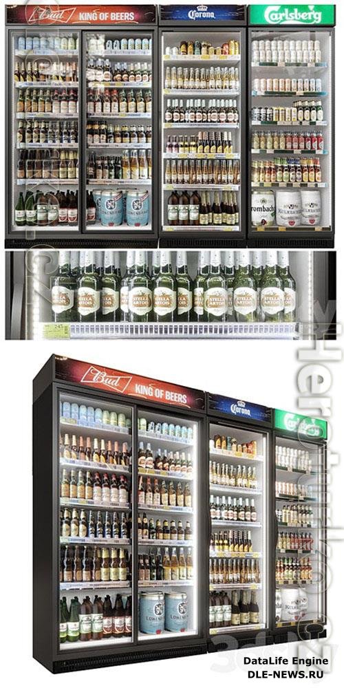 Beer fridge 3D Models