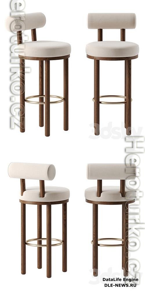 Moca bar chair by collector 3D Models