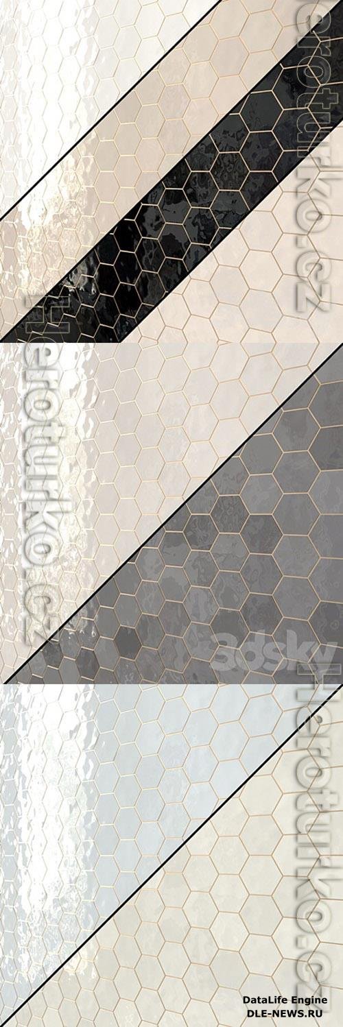 Equipe Scale Hexagon 10 types 3D Models
