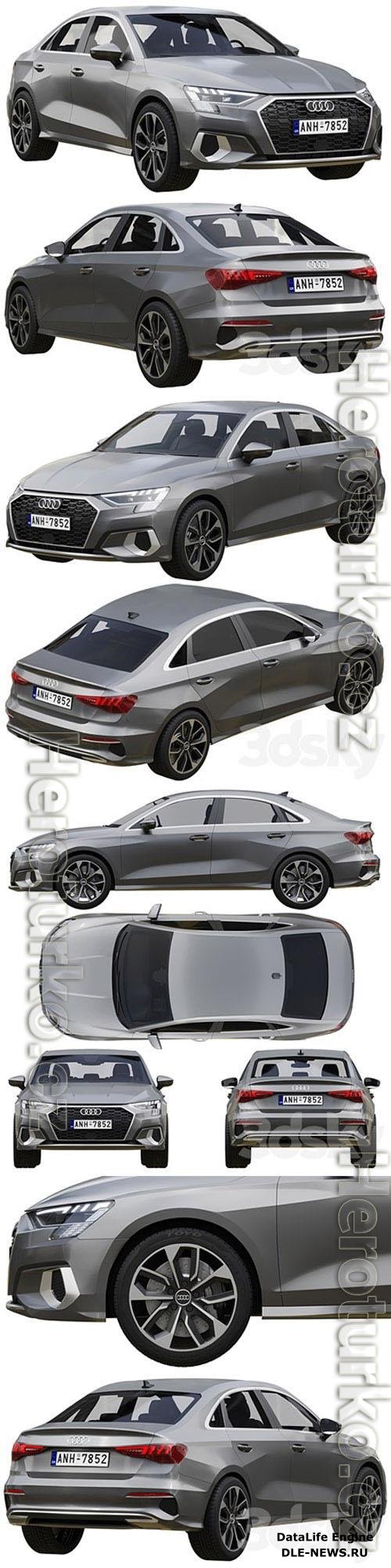 Audi A3 Limousine 2021 3D Models