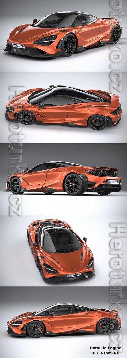 McLaren 765LT 2021 3D Models