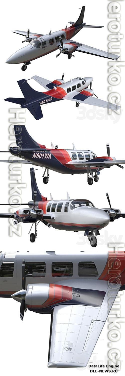 Piper Aerostar 700 3D Models