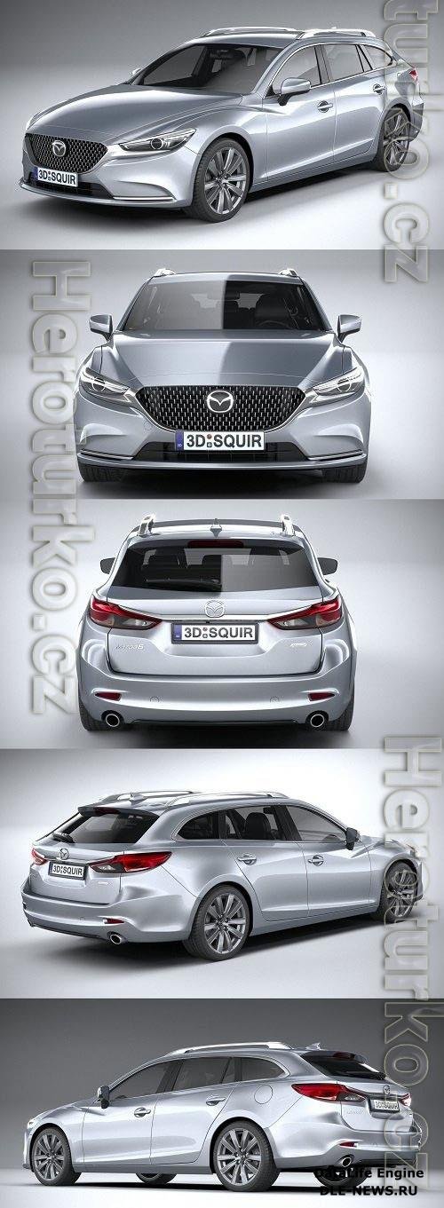 Mazda 6 Wagon 2020 3D Models