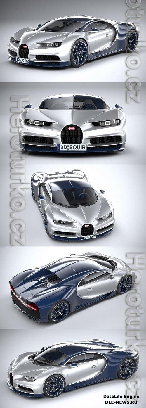 Bugatti Chiron 2020 3D Models