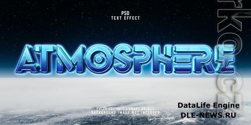 Atmosphere 3d scifi text effect style template