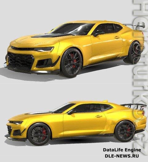 Chevrolet Camaro ZL1 1LE 2021 3D Model