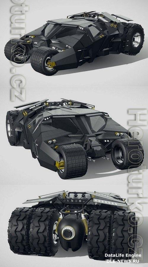 Batmobile 2005 3D Model