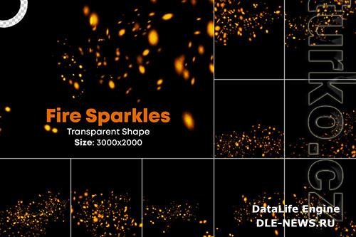 PSD burning hot sparks fly from large fire vol 4