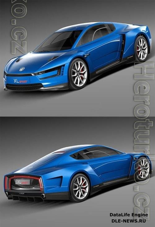 Volkswagen XL Sport 2015 3D Model