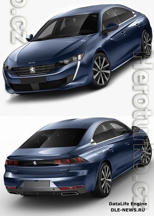 Peugeot 508 Allure 2019 3D Model