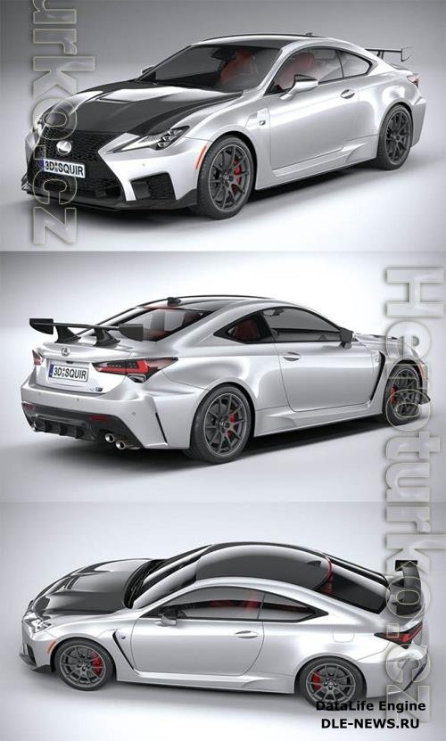 Lexus RC-F Track Edition 2020 3D Model