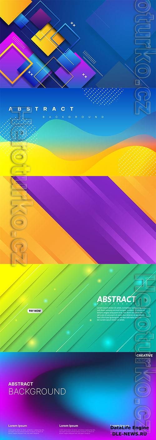 Abstract background vector illustration vol 13