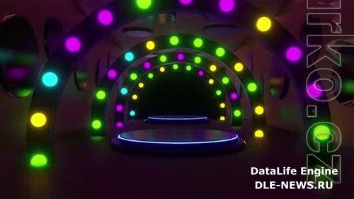 Colorful Light Tunnel Hd Motion Graphics