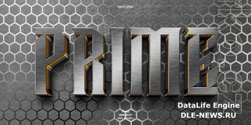 PSD prime 3d editable text effect