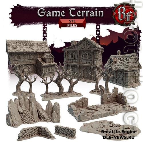 3D Print Models Game Terrain
