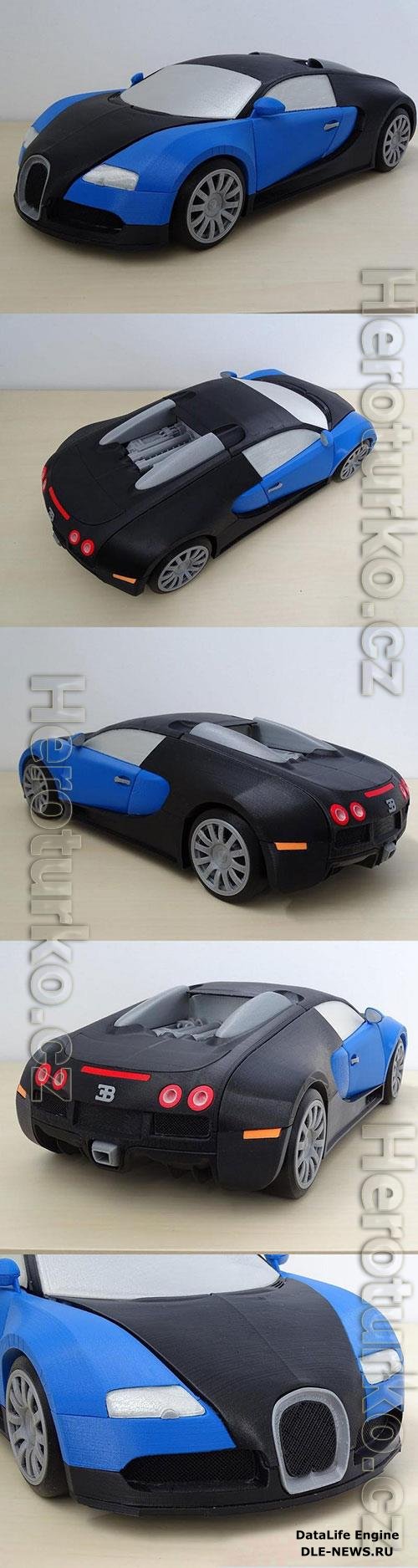 3D Print Models Bugatti Veyron