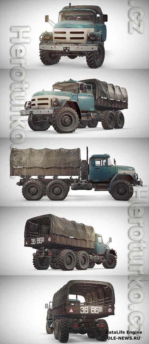 3D Models PUBG Truck