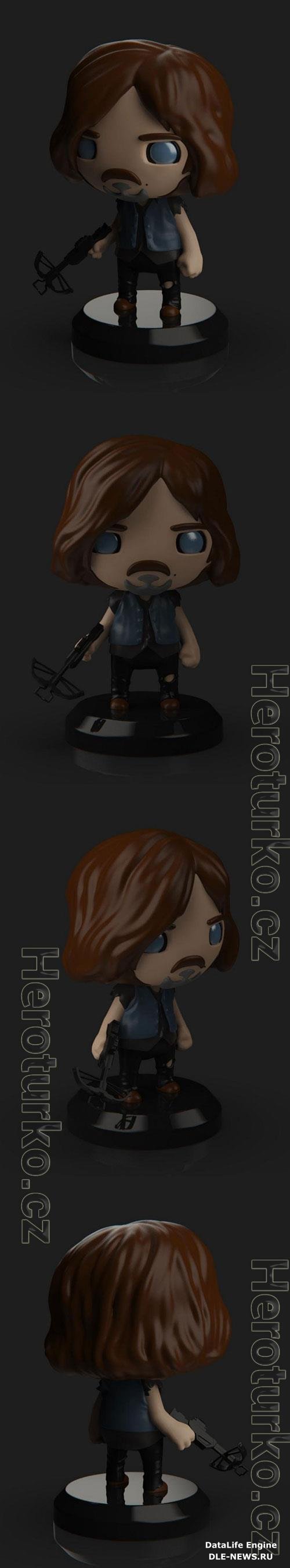 3D Print Models PlaKit Walking Dead - Daryl