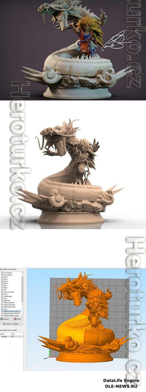 3D Print Models Goku F3 Dragon