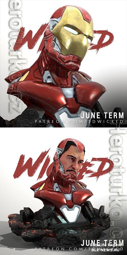 3D Print Models Wicked - Iron Man Bust