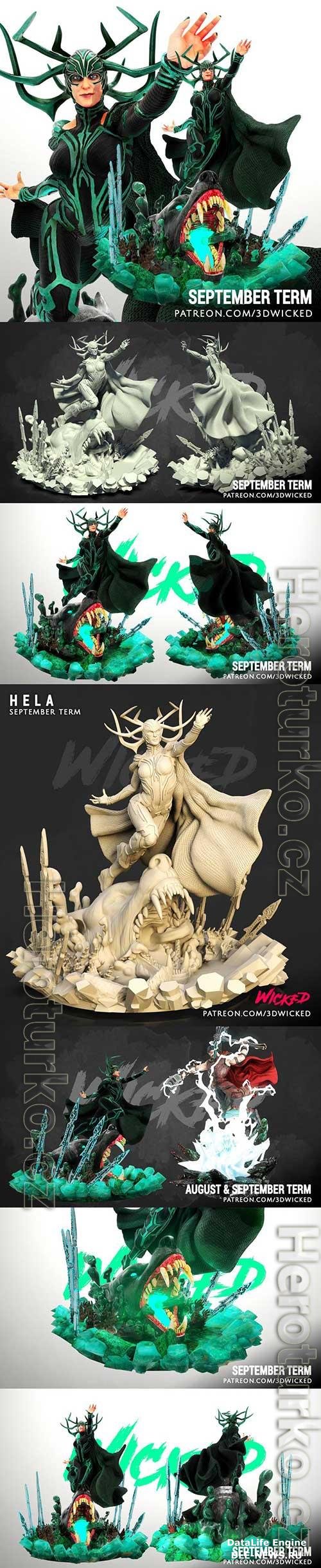 3D Print Models Wicked - Hela Statue.zip