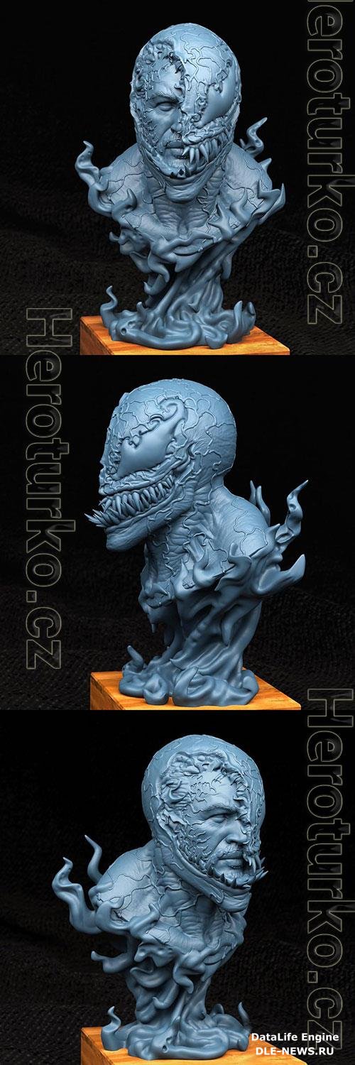 3D Print Models Venom Bust - Marvel