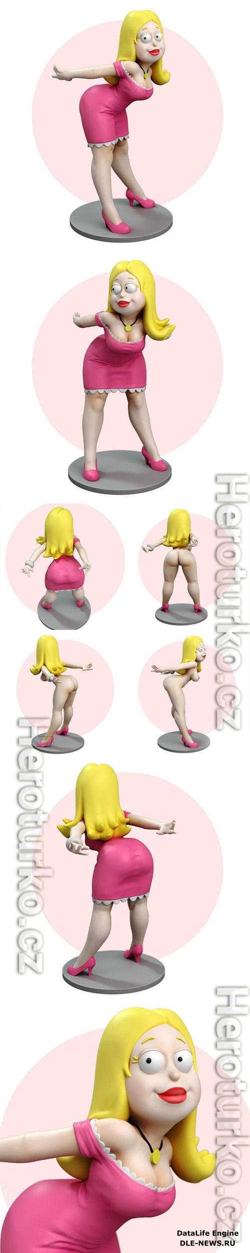 3D Print Models Francine - American Dad
