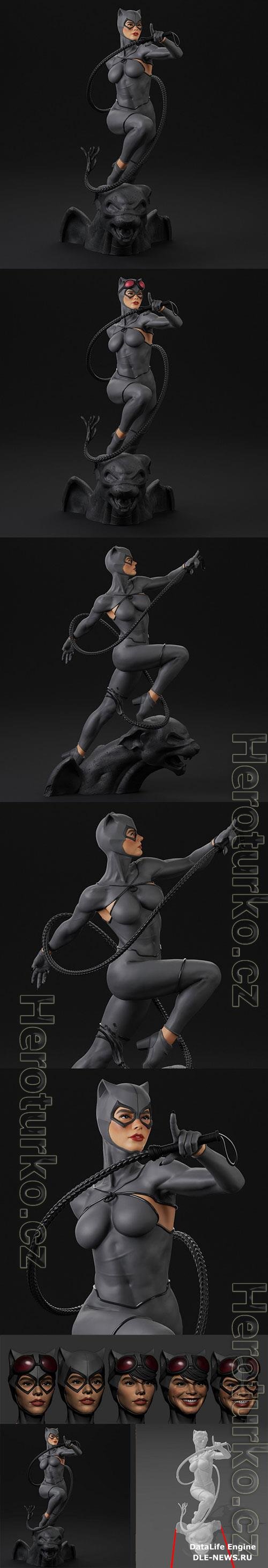 3D Print Models Catwoman - DePaula - DC Comics