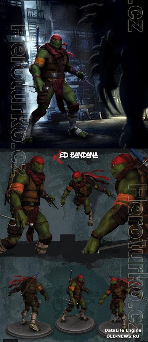 3D Print Models Red Bandana