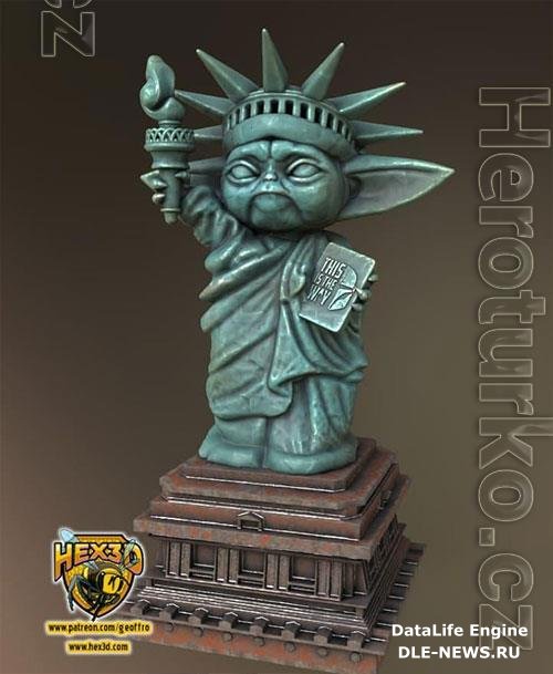 3D Print Models Hex3D - Grogu Liberty