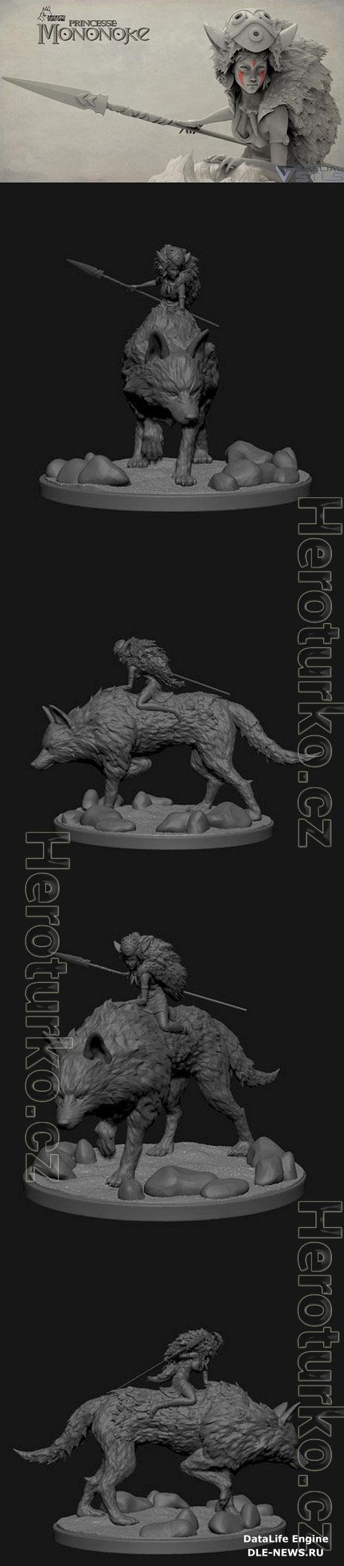 3D Print Models Princesa mononoke