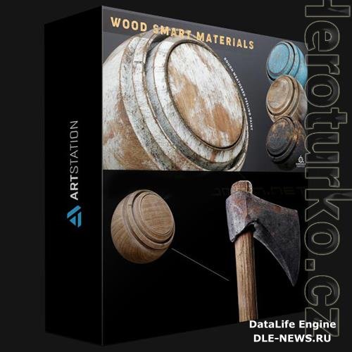 3D Textures ARTSTATION - WOOD SMART MATERIALS BY JAVAD RAJABZADE