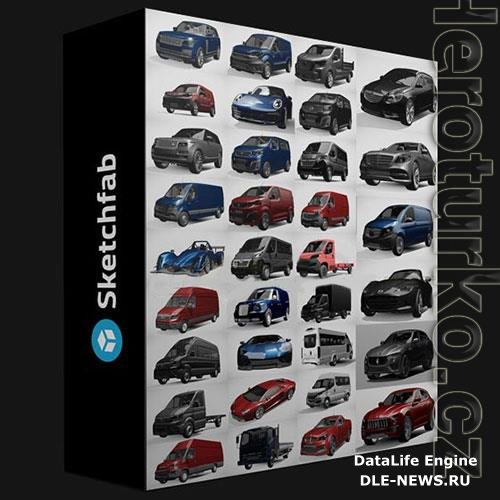 3D Models SKETCHFAB 1014 CAR MODELS