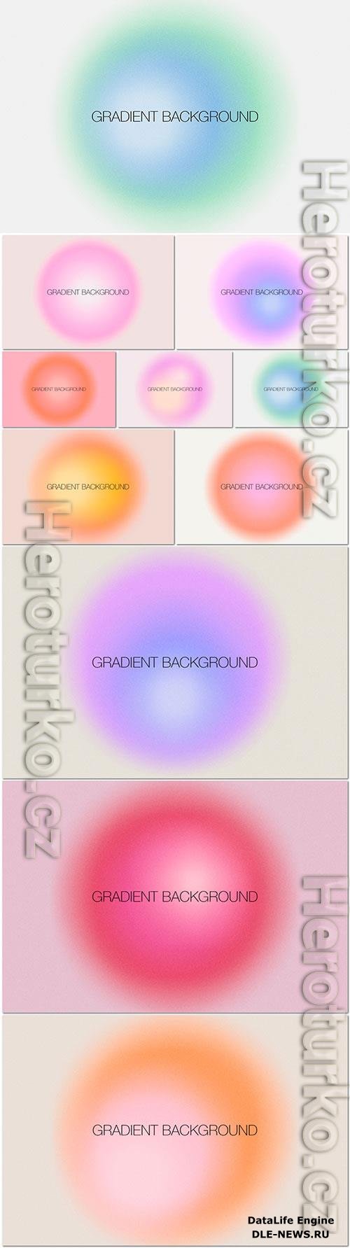 Abstract circle gradient with neutral background psd