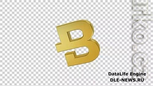 Golden Bytecoin Symbol 43702589