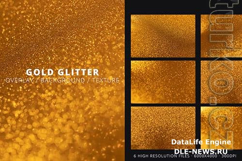 6 Gold Glitter Luxury Texture Bokeh Background Beautiful Design