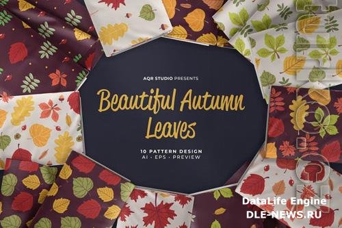 Beautiful Leaves - Seamless Pattern Design
