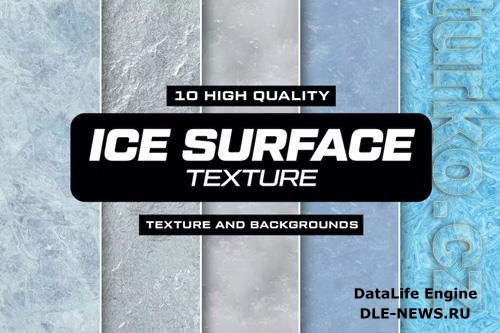 10 Ice Surface Texture Pack Design
