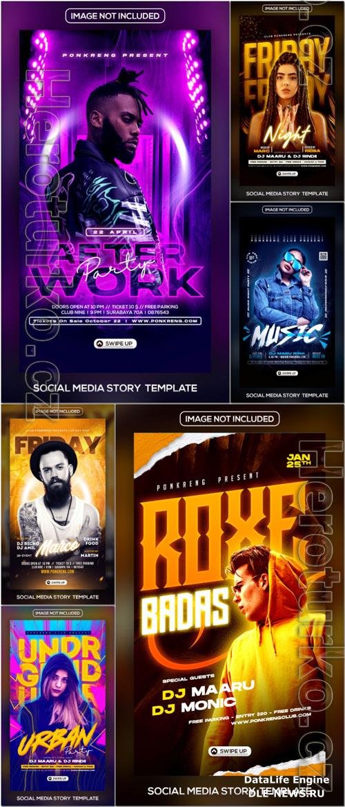 Flyer social media post, psd banner design
 collection vol 106